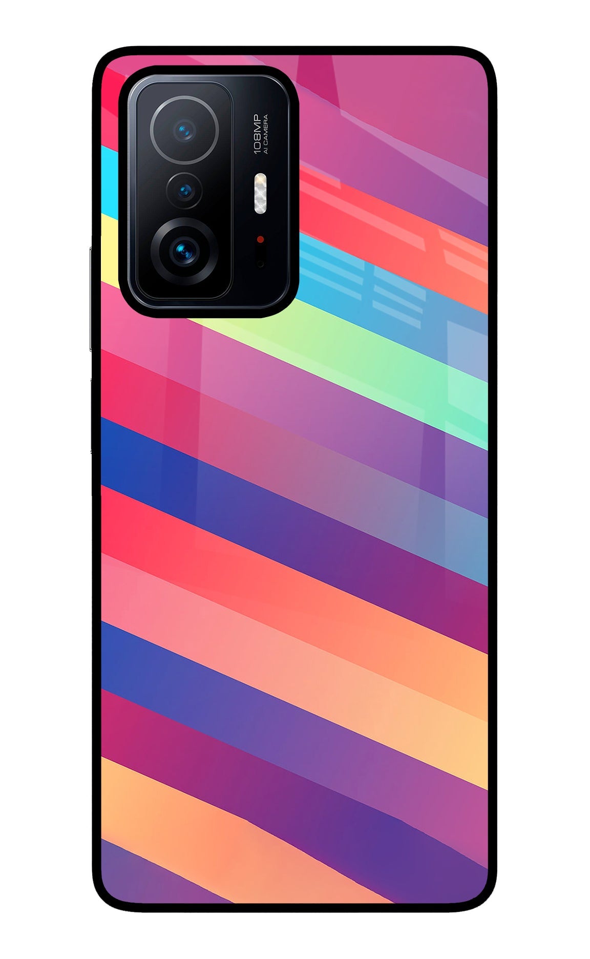 Stripes color Mi 11T Pro 5G Back Cover