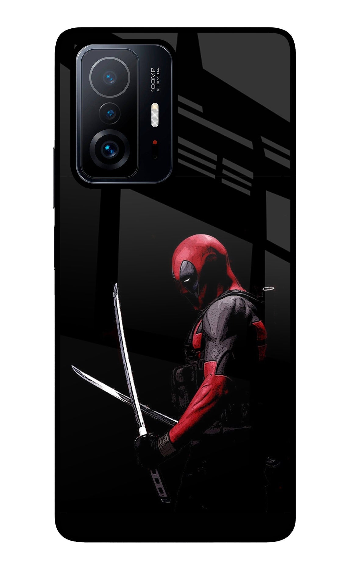 Deadpool Mi 11T Pro 5G Glass Case