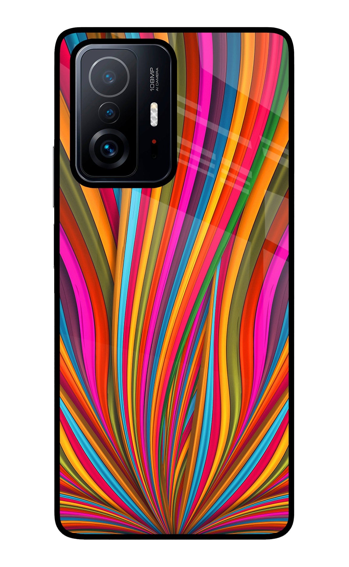 Trippy Wavy Mi 11T Pro 5G Back Cover