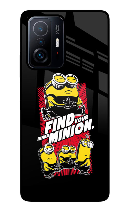 Find your inner Minion Mi 11T Pro 5G Glass Case