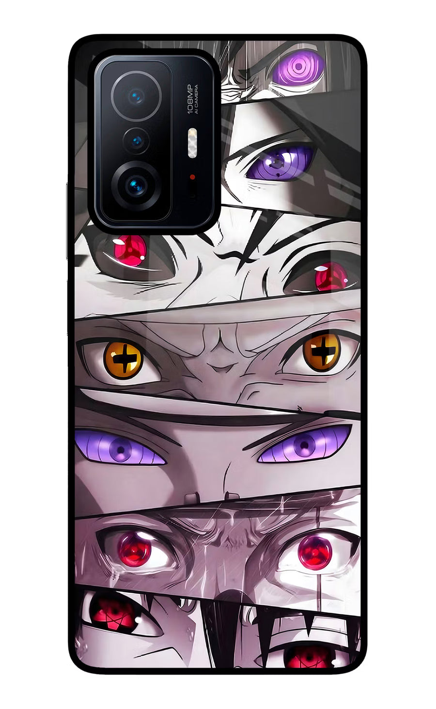 Naruto Anime Mi 11T Pro 5G Back Cover, Glass case