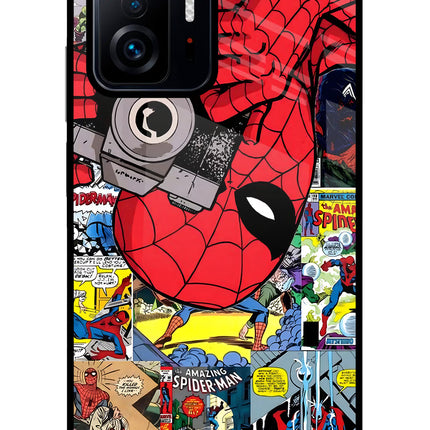 Spider Man Mi 11T Pro 5G Glass Case