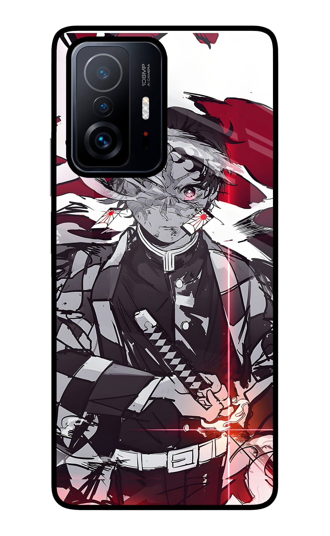 Demon Slayer Mi 11T Pro 5G Glass Case