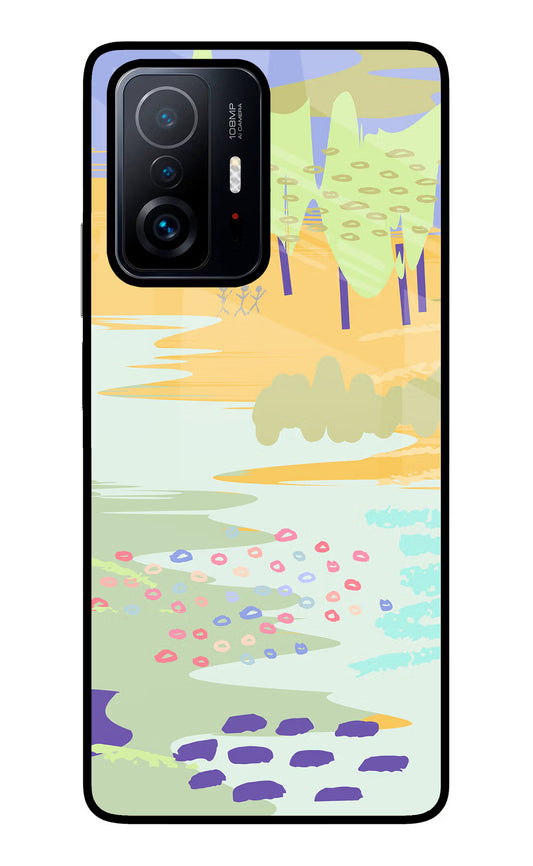Scenery Mi 11T Pro 5G Glass Case