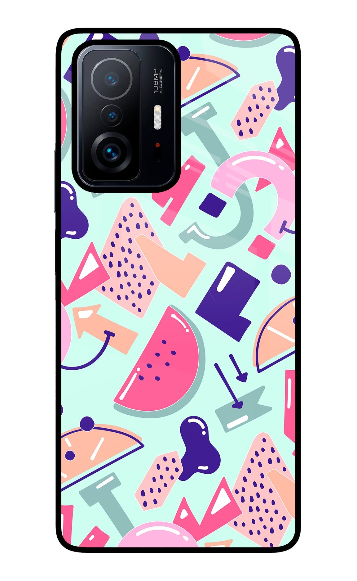 Doodle Pattern Mi 11T Pro 5G Back Cover