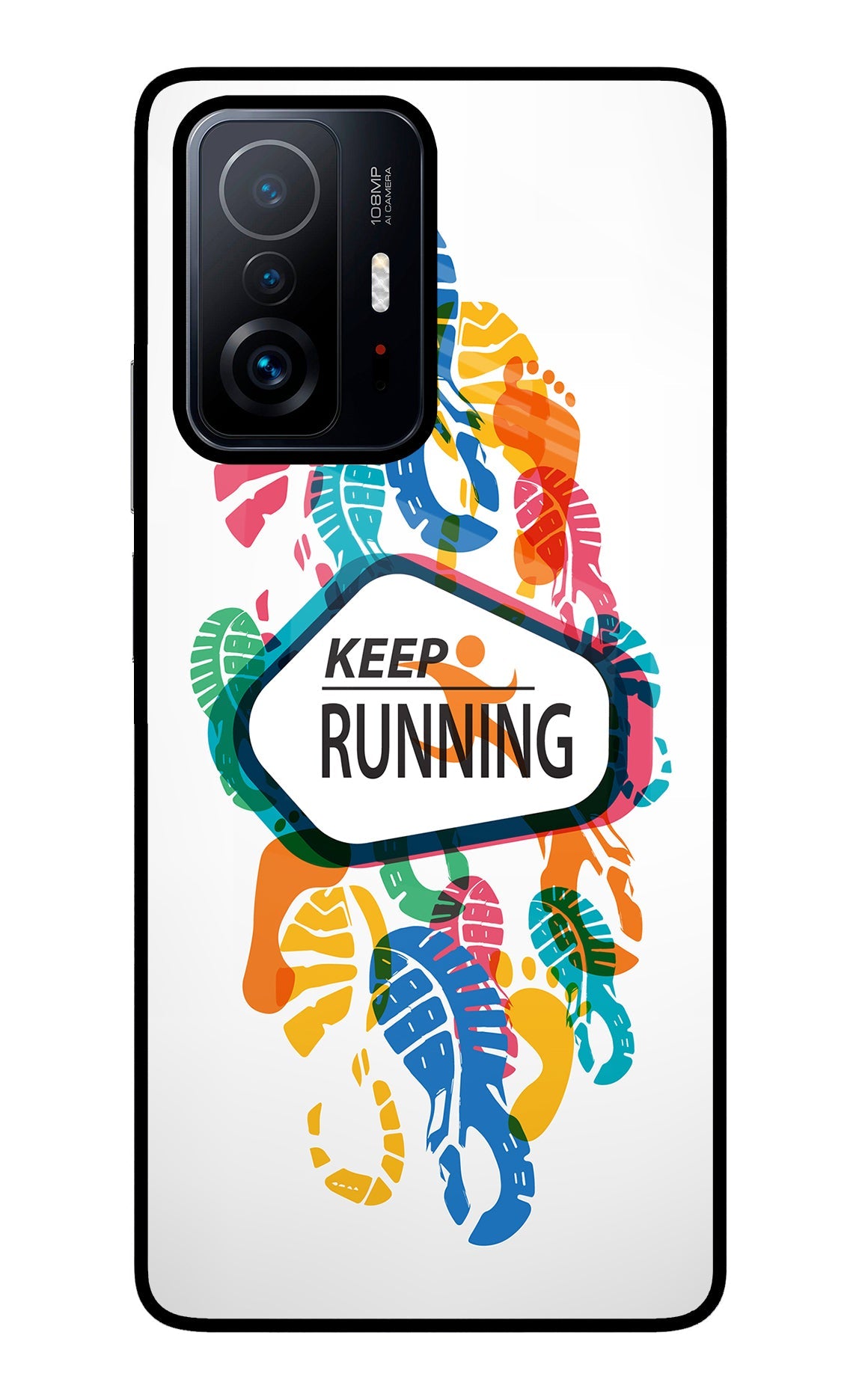 Keep Running Mi 11T Pro 5G Glass Case