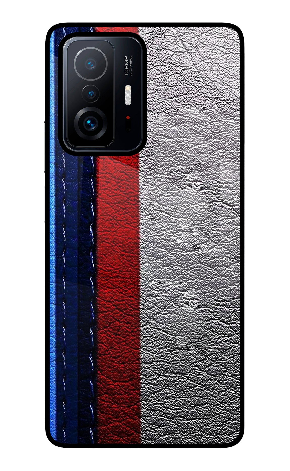 BMW Stripes Mi 11T Pro 5G Glass Case