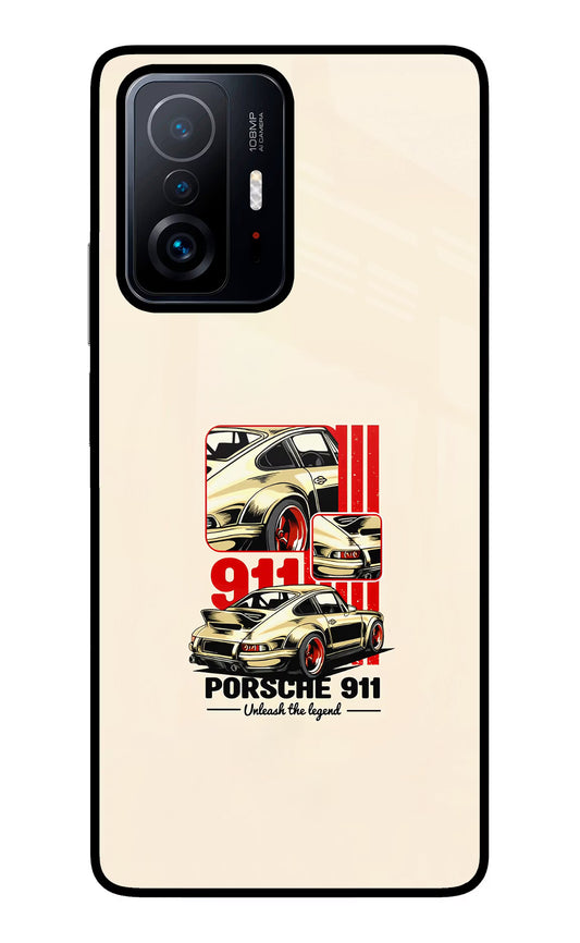 Classic Porsche 911 Mi 11T Pro 5G Glass Case
