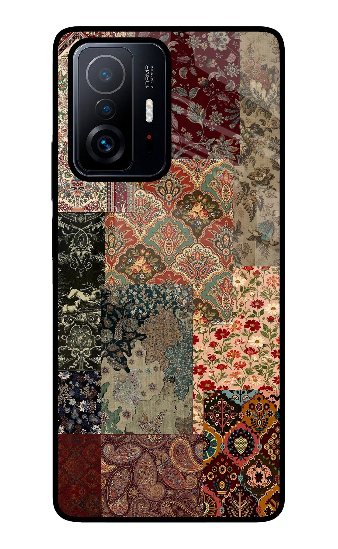 Desi Print Mi 11T Pro 5G Glass Case Back Cover by Casekaro