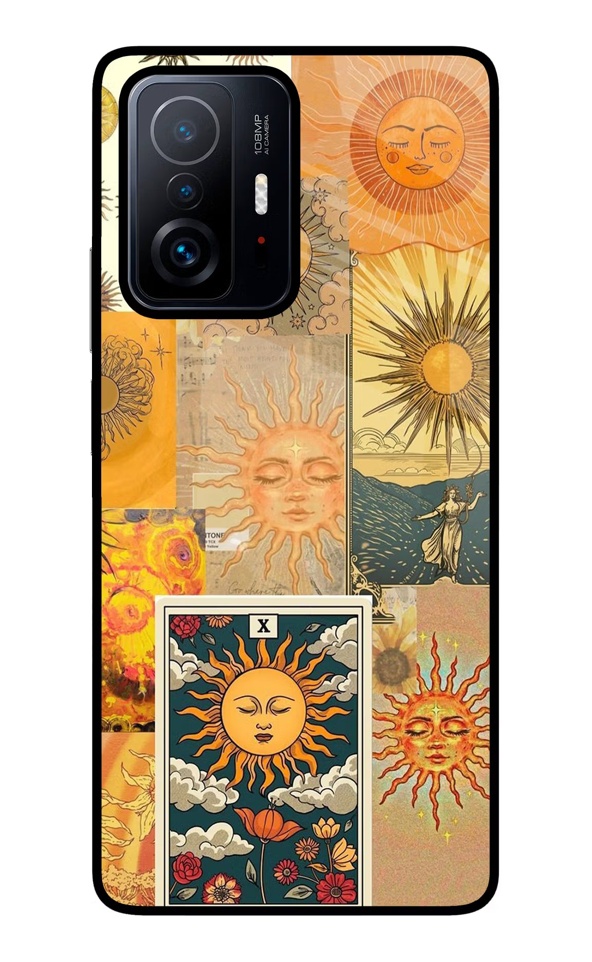 Sun Mi 11T Pro 5G Glass Case Back Cover by Casekaro