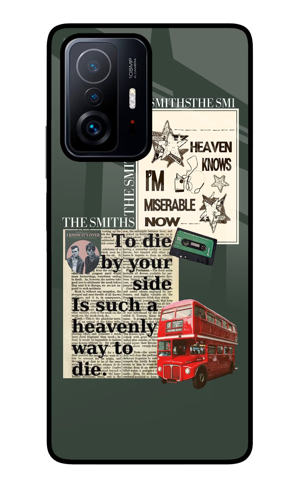 The Smiths Mi 11T Pro 5G Glass Case Back Cover by Casekaro