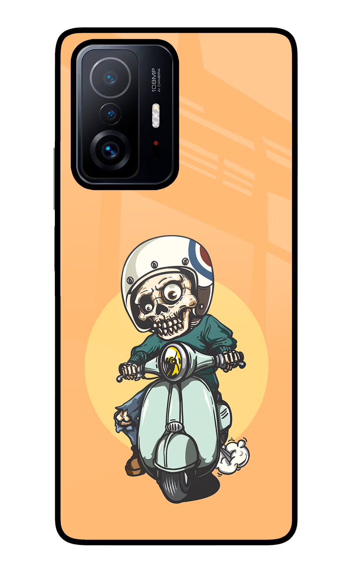 Undead Biker Mi 11T Pro 5G Glass Case