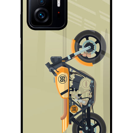 Vertical Speedster Mi 11T Pro 5G Glass Case