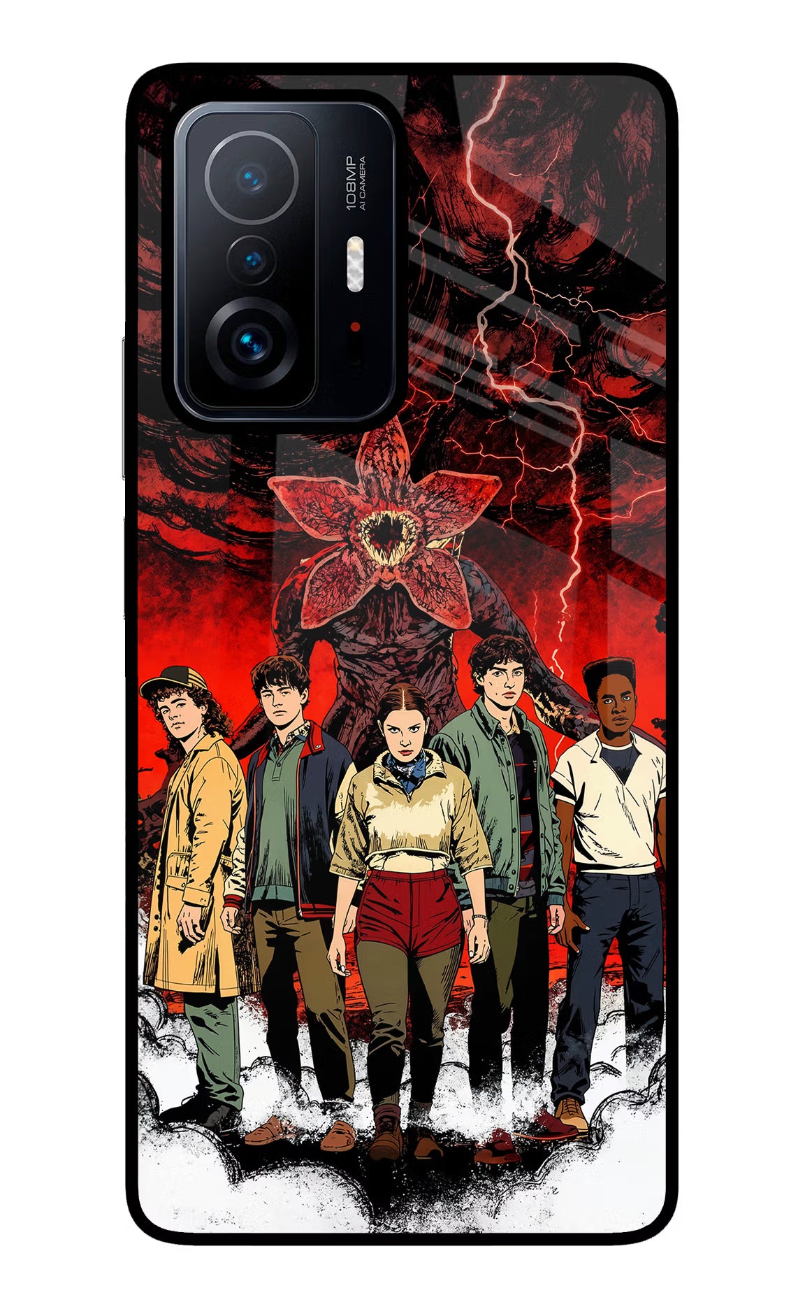 Ordinary Things Characters Mi 11T Pro 5G Glass Case Back Cover by Casekaro