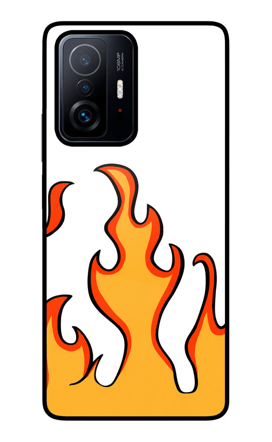 Fired Up – White Mi 11T Pro 5G Glass Case