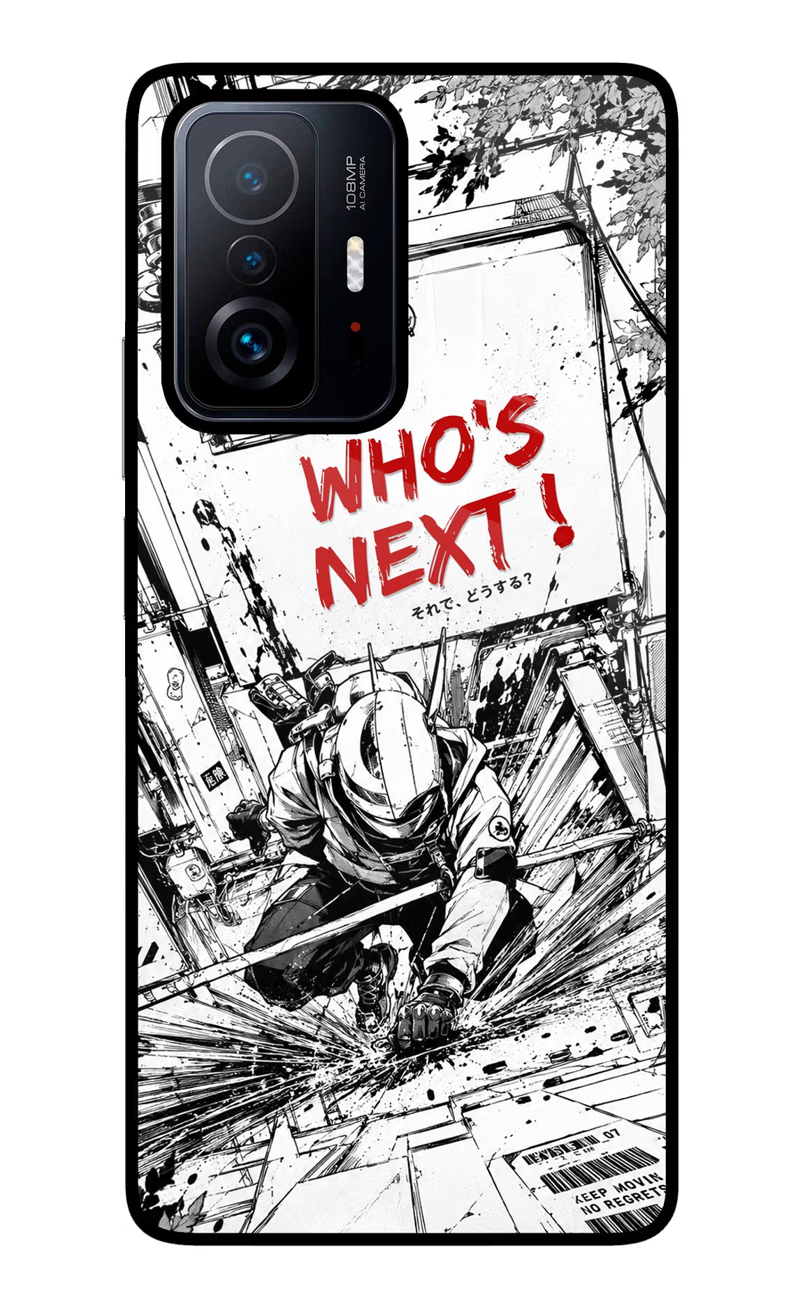 Who's Next Mi 11T Pro 5G Glass Case Back Cover by Casekaro