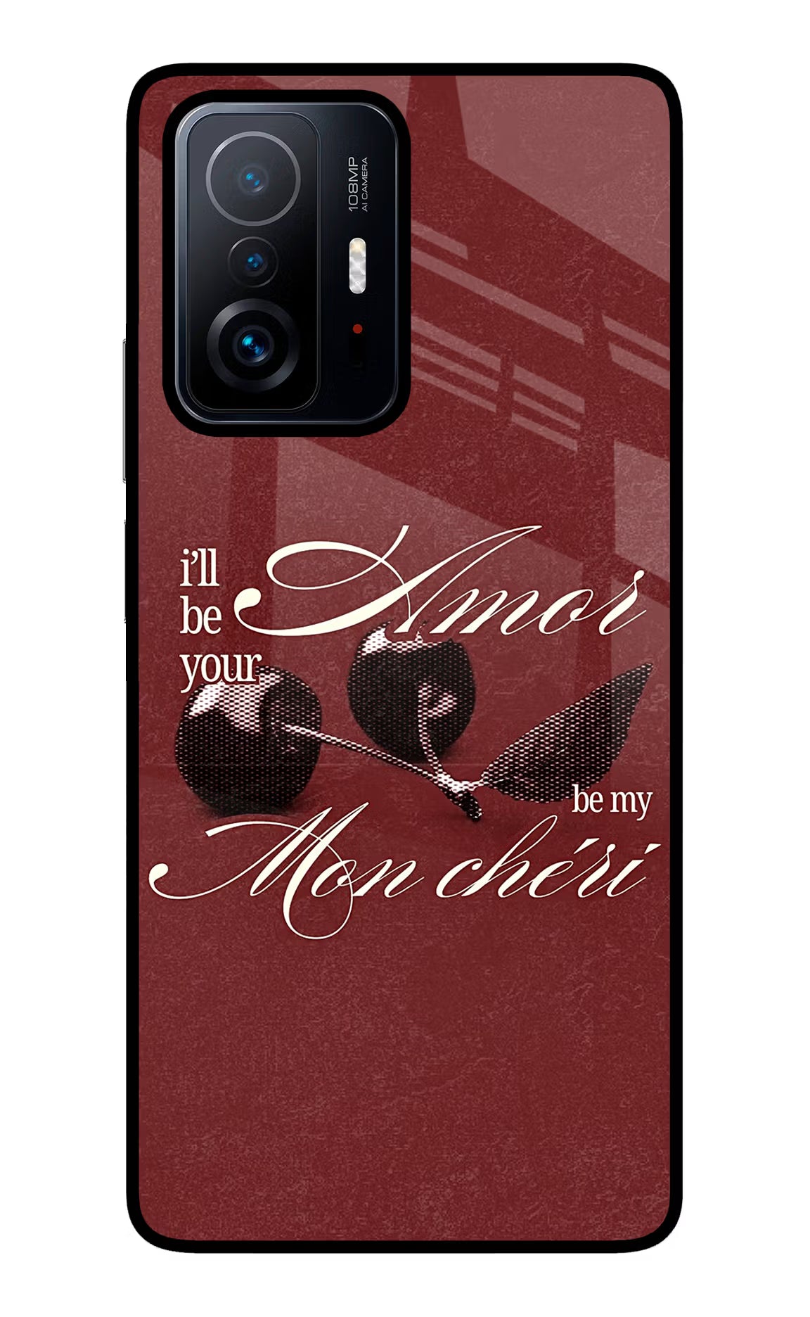 Velvet Cherry Mi 11T Pro 5G Glass Case