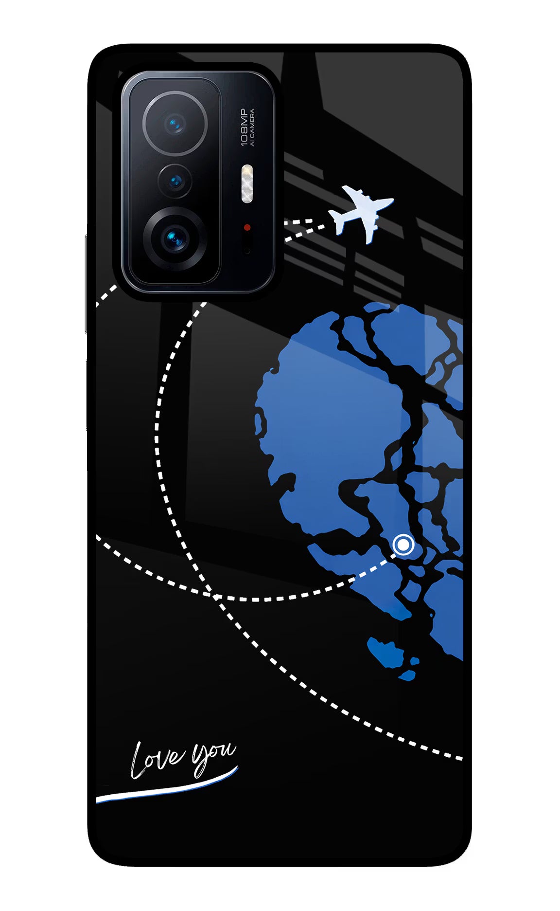 Love Orbit Mi 11T Pro 5G Glass Case