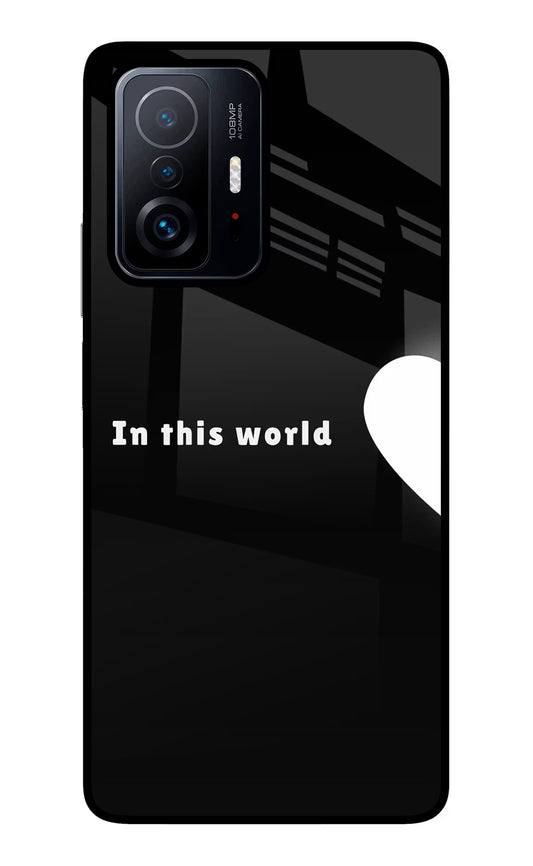This World Mi 11T Pro 5G Glass Case