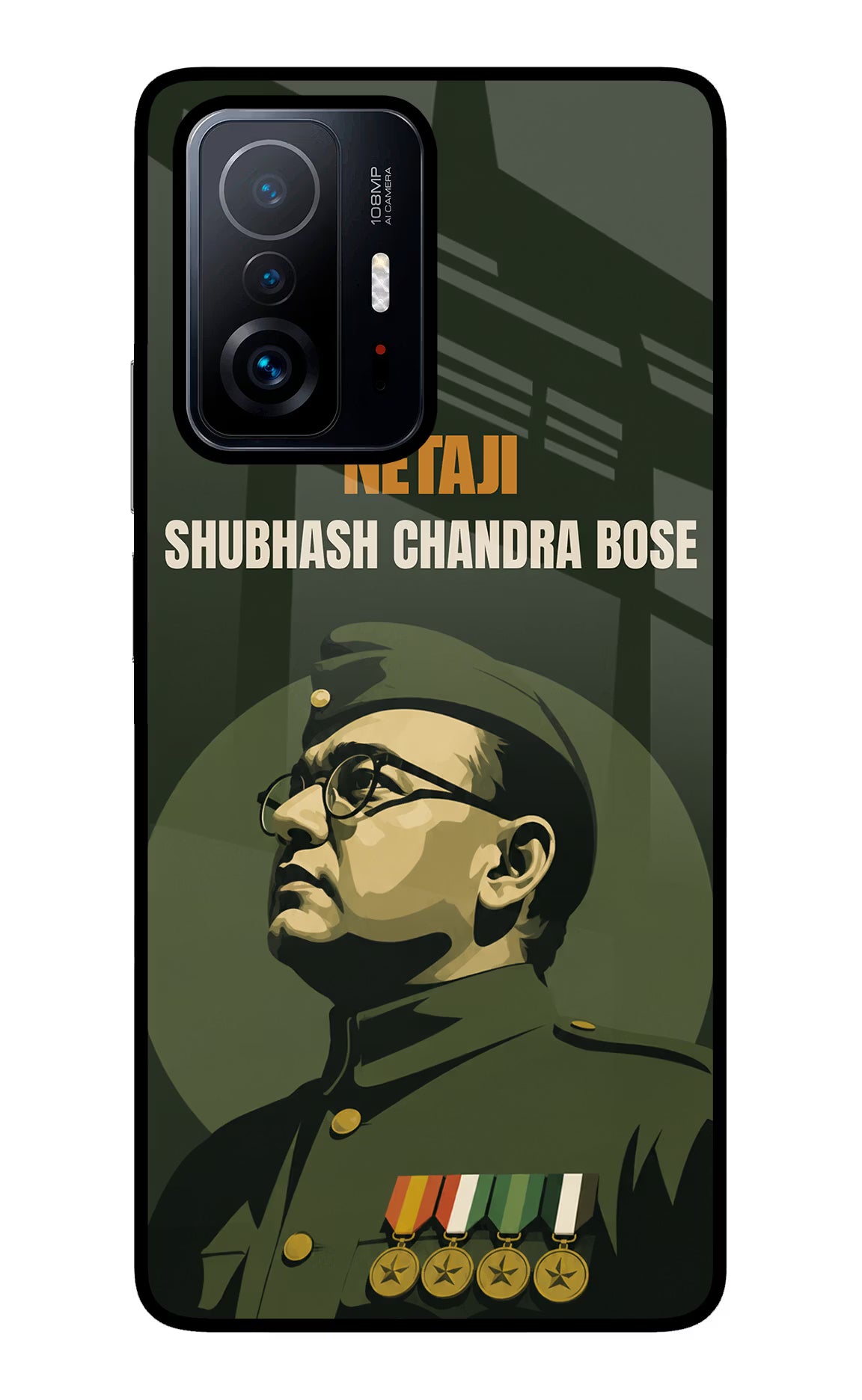 Netaji Legacy Mi 11T Pro 5G Glass Case