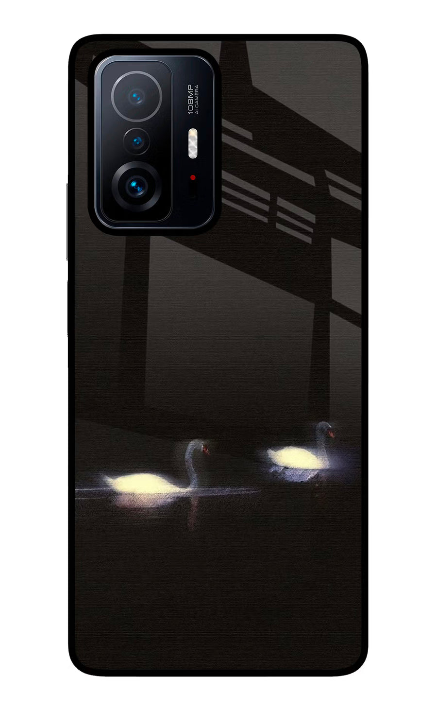 Silent Swans Mi 11T Pro 5G Back Cover, Glass case