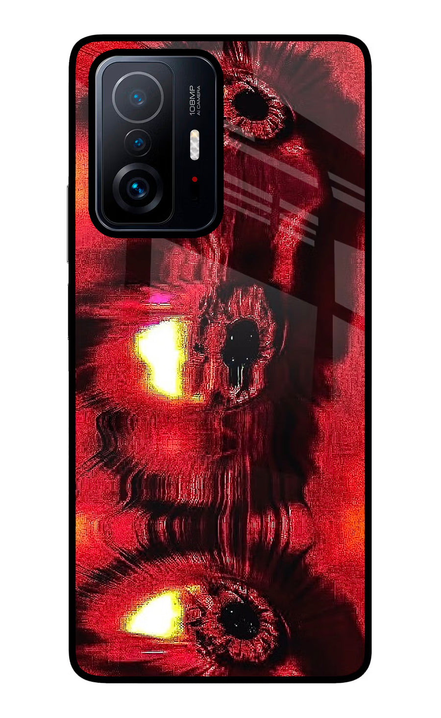 Fire Eye Mi 11T Pro 5G Back Cover, Glass case