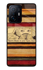 Vinyl Stripes Mi 11T Pro 5G Glass Case