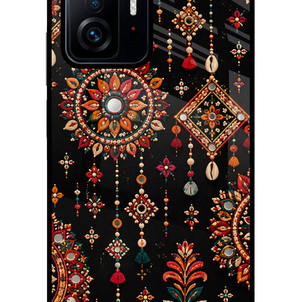 Boho Noir Mi 11T Pro 5G Glass Case