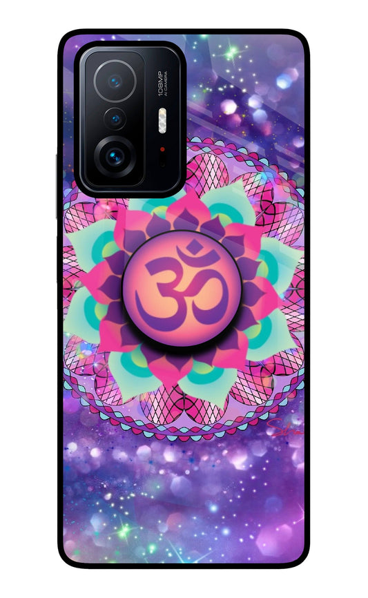 Om Purple Mi 11T Pro 5G Glass Case