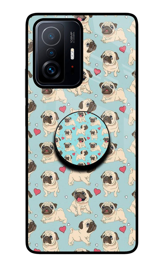 Pug Dog Mi 11T Pro 5G Glass Case