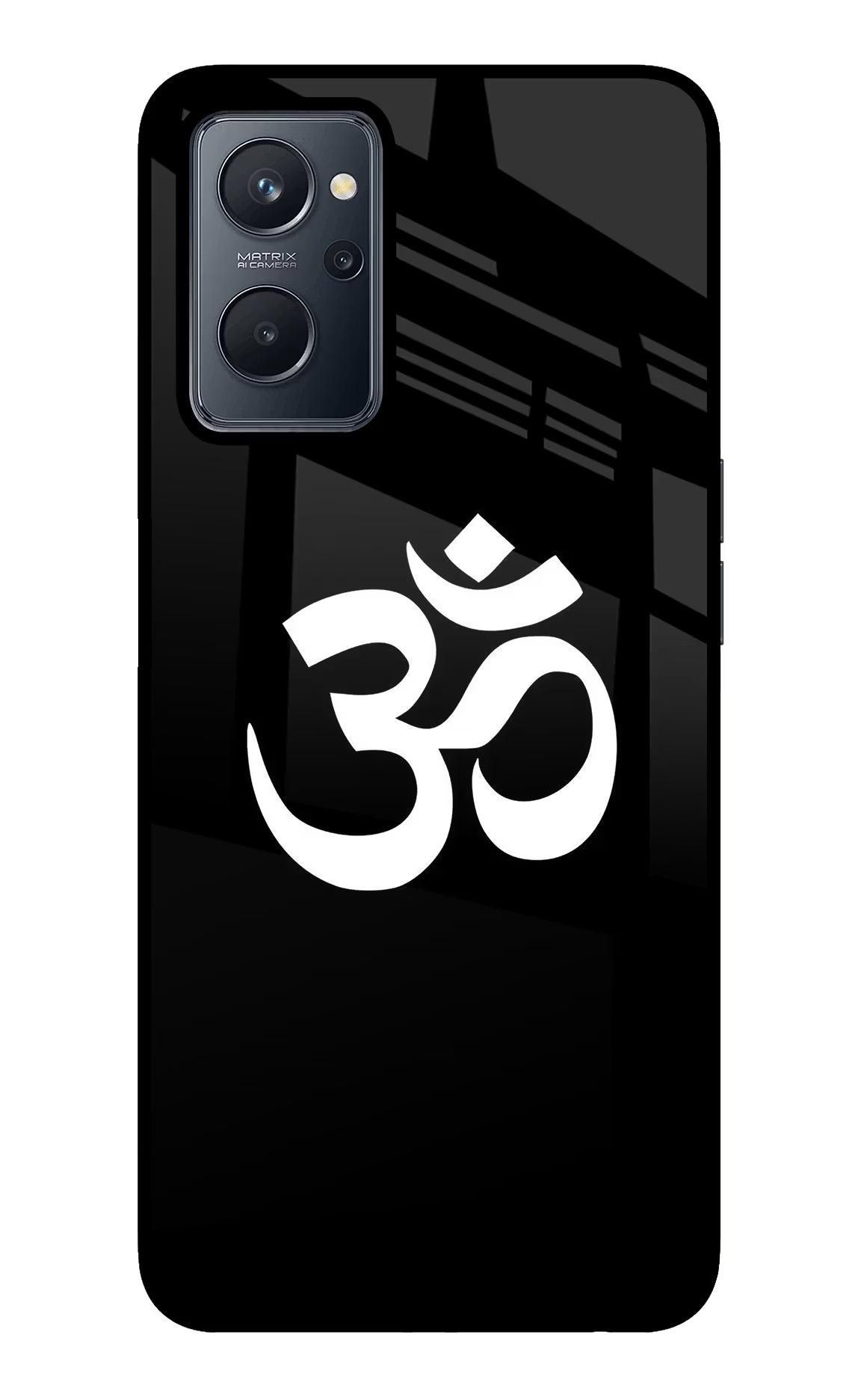 Om Realme 9i 4G Glass Case Back Cover by Casekaro
