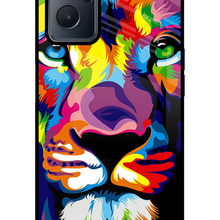 Lion Realme 9i 4G Glass Case