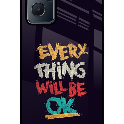 Everything Will Be Ok Realme 9i 4G Glass Case