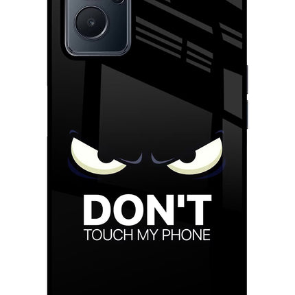 Don'T Touch My Phone Realme 9i 4G Glass Case