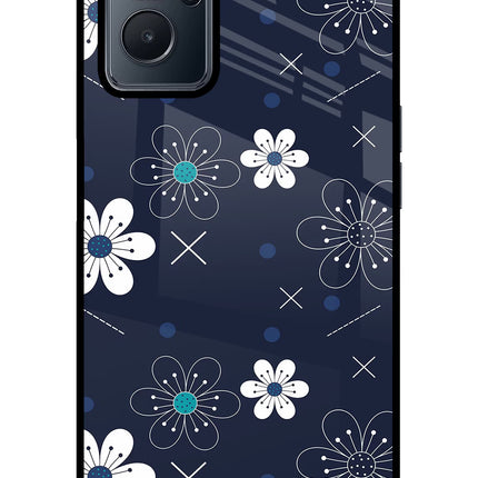 Flowers Realme 9i 4G Glass Case