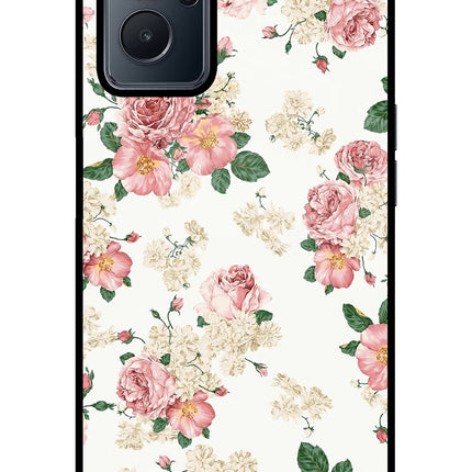 Flowers Realme 9i 4G Glass Case