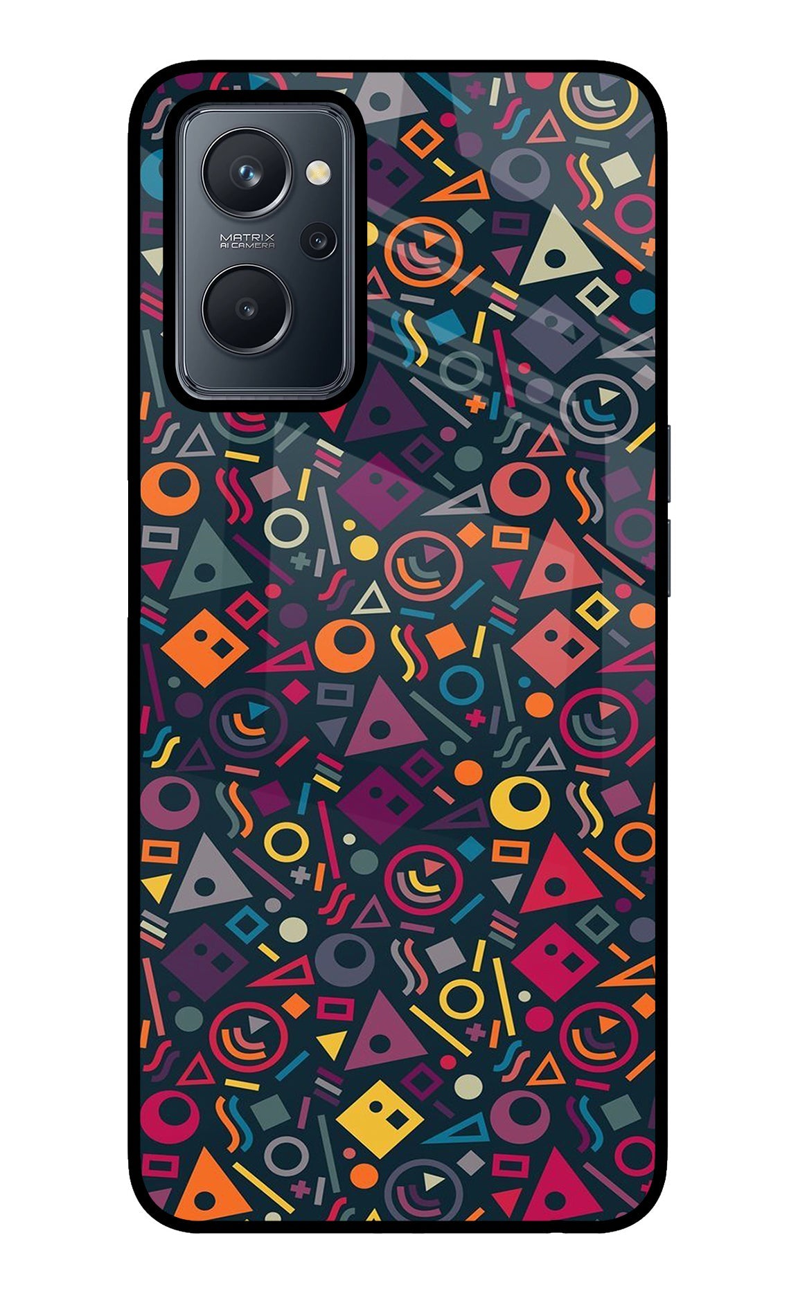 Geometric Abstract Realme 9i 4G Back Cover