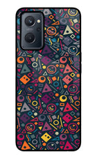 Geometric Abstract Realme 9i 4G Glass Case