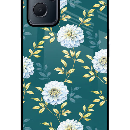 Flowers Realme 9i 4G Glass Case