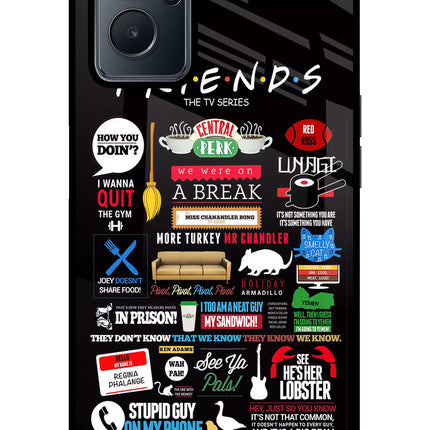 FRIENDS Realme 9i 4G Glass Case