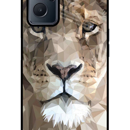 Lion Art Realme 9i 4G Glass Case