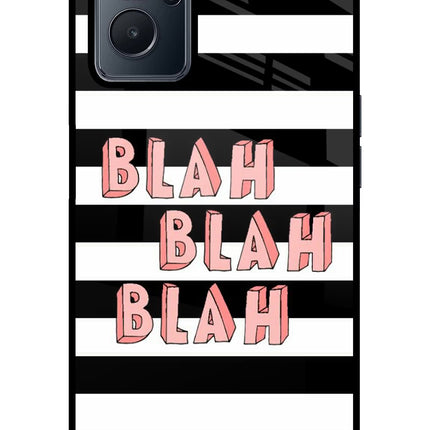 Blah Blah Blah Realme 9i 4G Glass Case