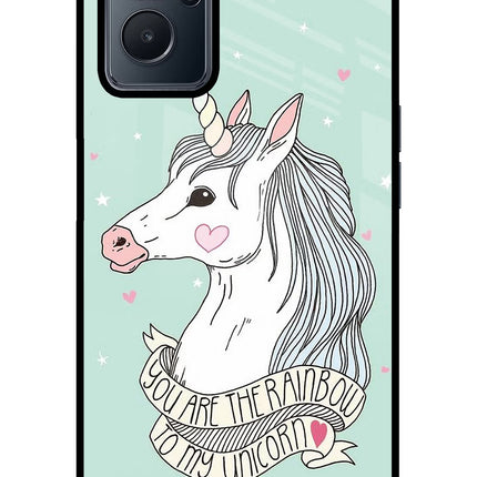 Unicorn Wallpaper Realme 9i 4G Glass Case