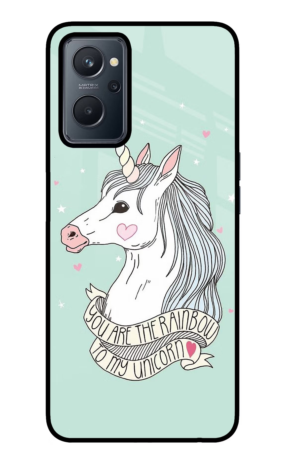 Unicorn Wallpaper Realme 9i 4G Glass Case