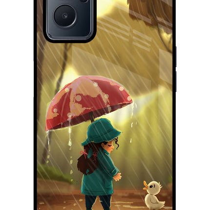 Rainy Day Realme 9i 4G Glass Case