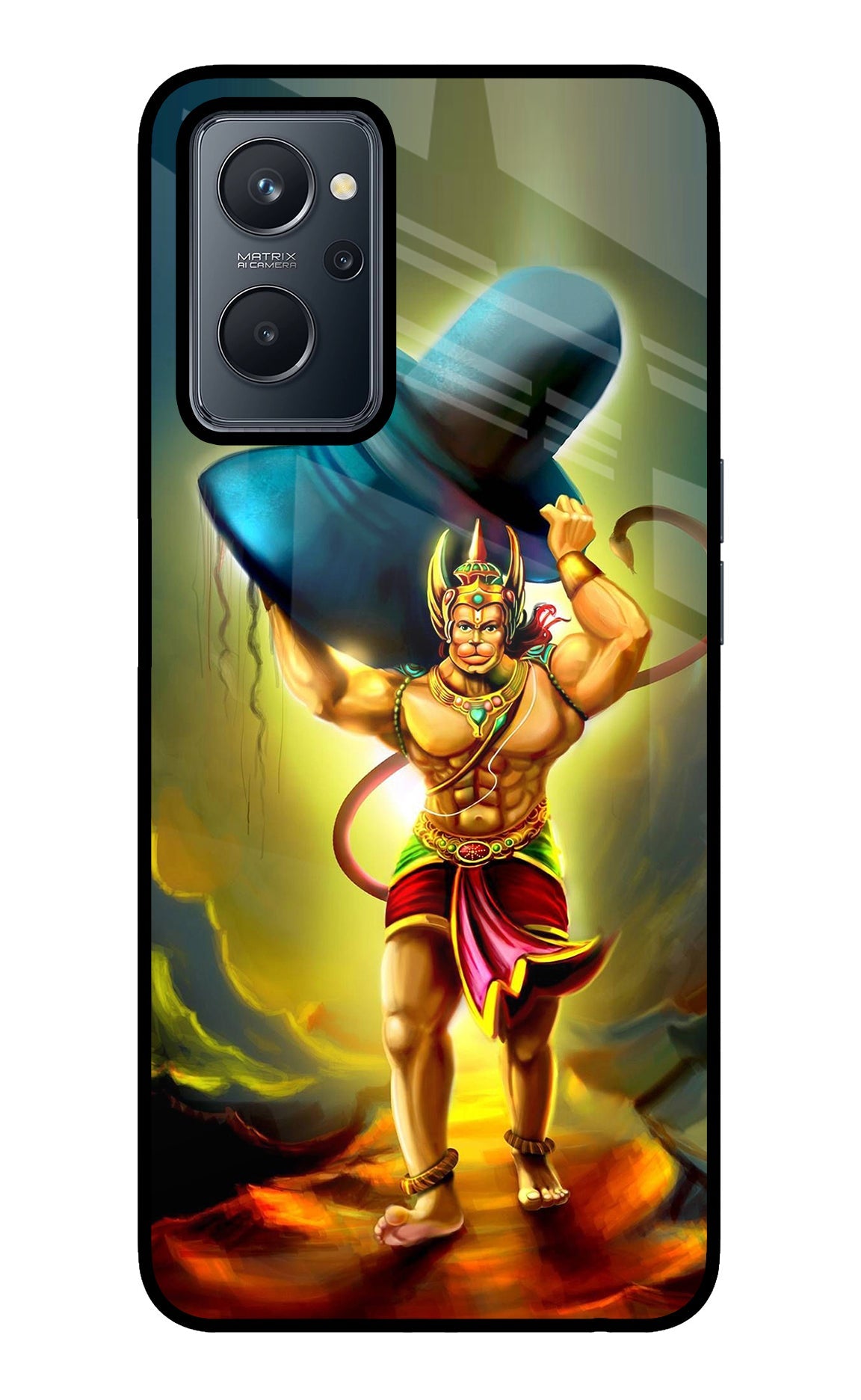 Lord Hanuman Realme 9i 4G Glass Case