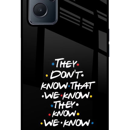 FRIENDS Dialogue Realme 9i 4G Glass Case