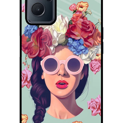Pretty Girl Realme 9i 4G Glass Case