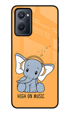 High On Music Realme 9i 4G Glass Case