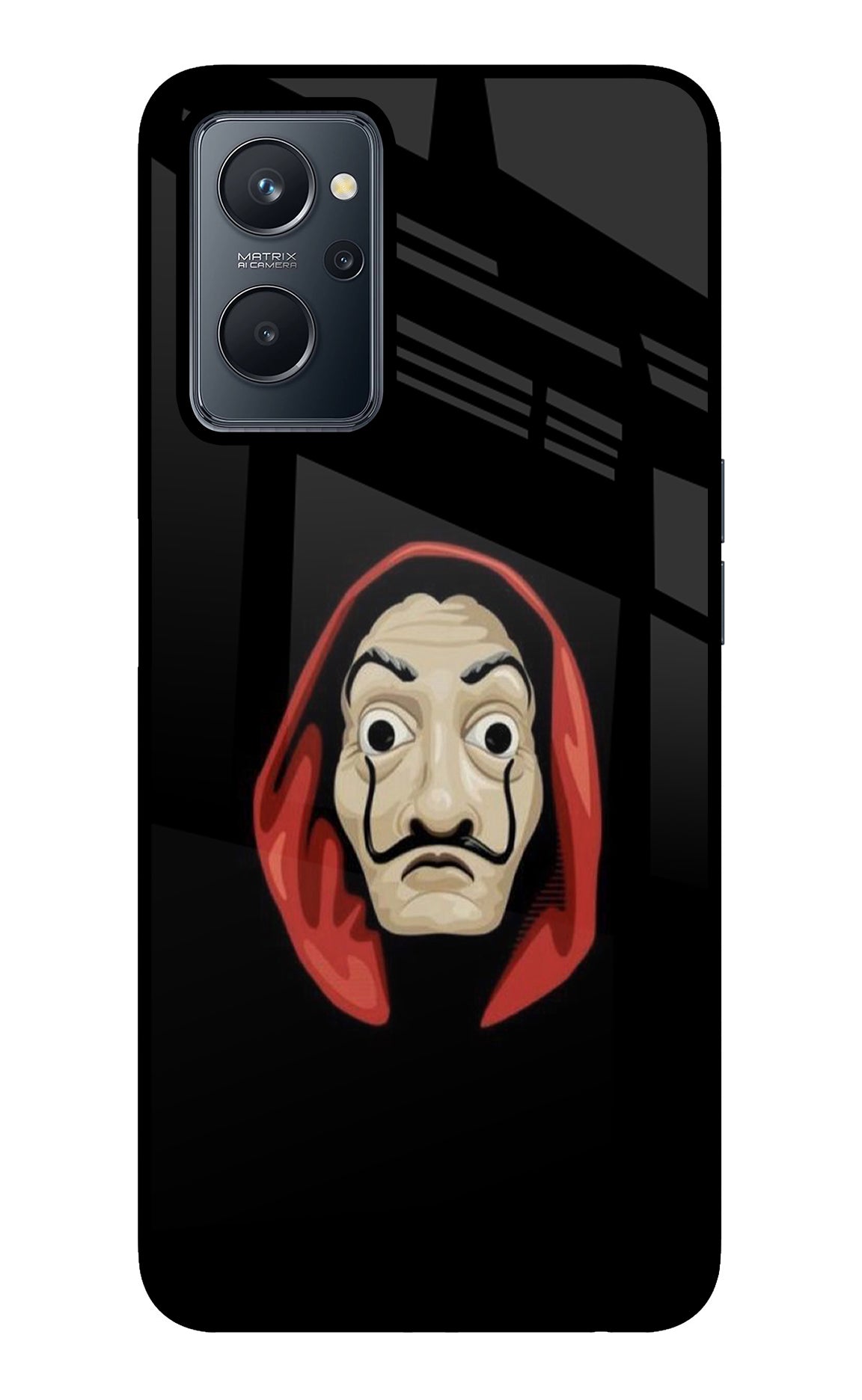 Money Heist Realme 9i 4G Glass Case